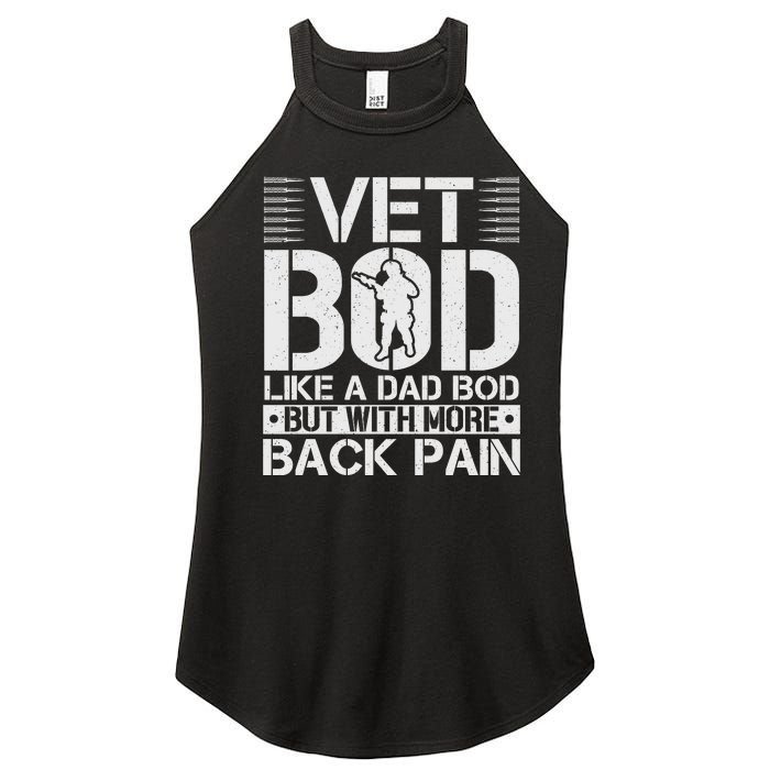 Veteran T  Vet Bod Like A Women's Perfect Tri Rocker Tank