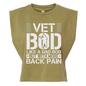 Veteran T  Vet Bod Like A Garment-Dyed Women's Muscle Tee