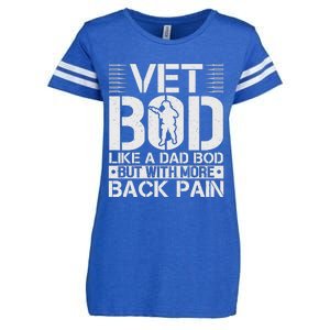 Veteran T  Vet Bod Like A Enza Ladies Jersey Football T-Shirt