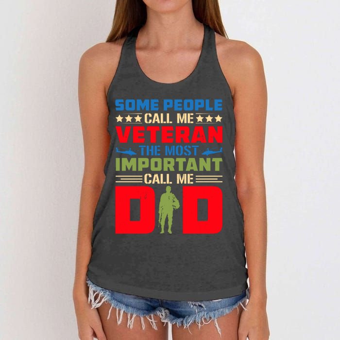 Veteran T Women's Knotted Racerback Tank