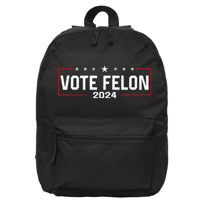 Vote Trump Vance 2024 16 in Basic Backpack