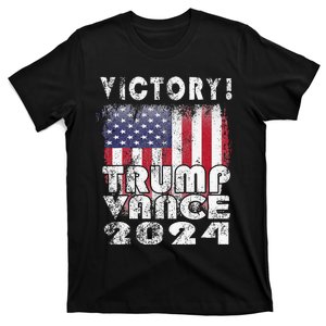 Victory Trump Vance 2024 President Election Celebration Usa T-Shirt