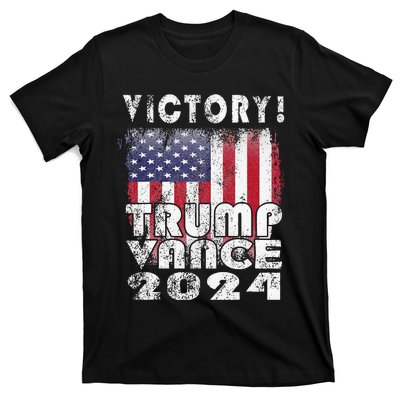 Victory Trump Vance 2024 President Election Celebration Usa T-Shirt