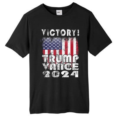 Victory Trump Vance 2024 President Election Celebration Usa Tall Fusion ChromaSoft Performance T-Shirt