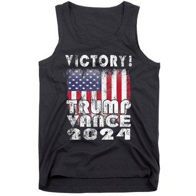 Victory Trump Vance 2024 President Election Celebration Usa Tank Top