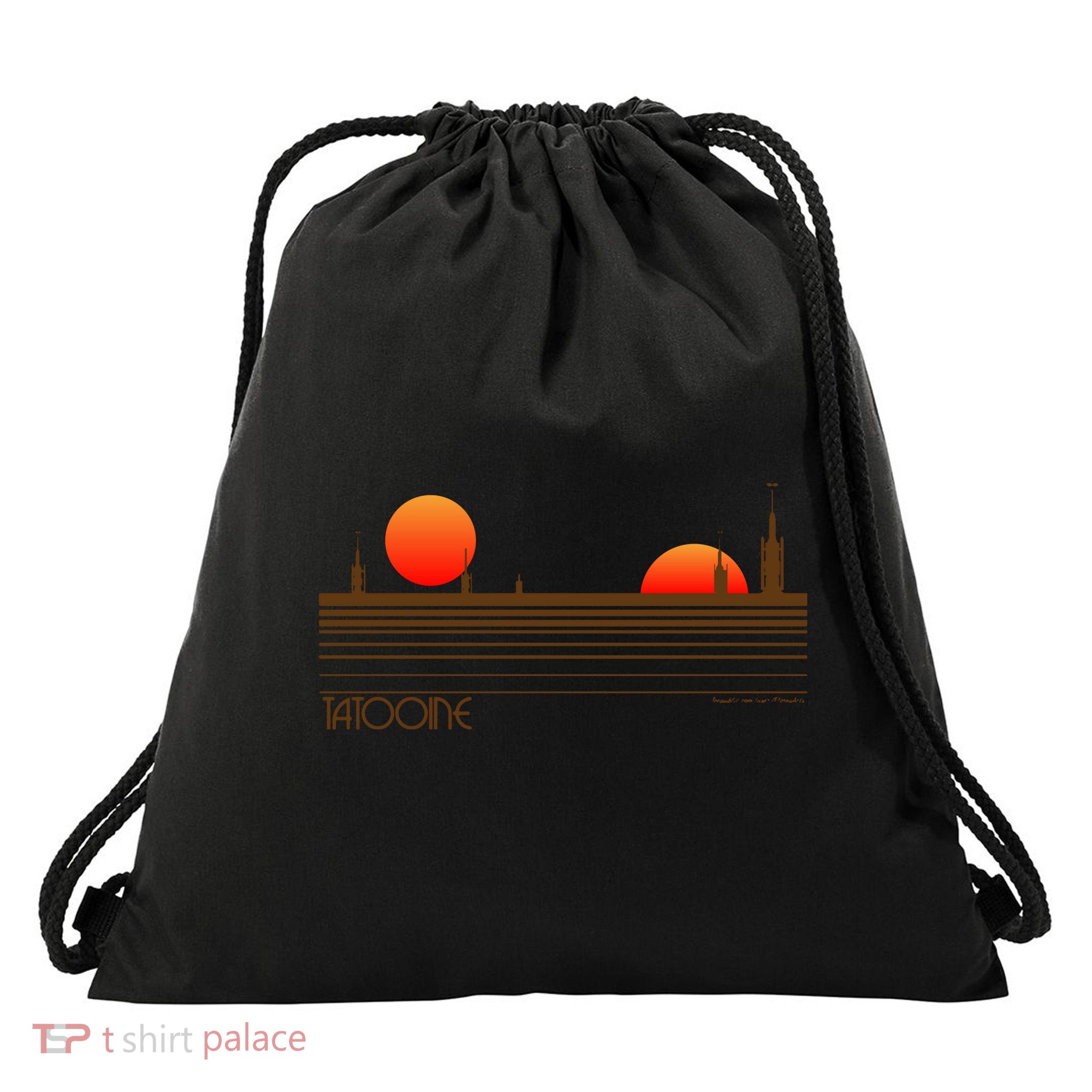 Visit Tatooine Drawstring Bag