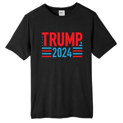 Vote Trump Vintage Groovy Trump 2024 Cool Gift Tall Fusion ChromaSoft Performance T-Shirt