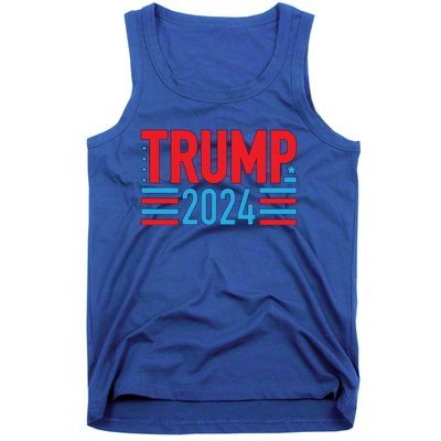 Vote Trump Vintage Groovy Trump 2024 Cool Gift Tank Top