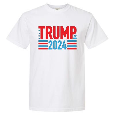 Vote Trump Vintage Groovy Trump 2024 Cool Gift Garment-Dyed Heavyweight T-Shirt