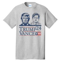 Vote Trump Vance Face 2024 Tall T-Shirt