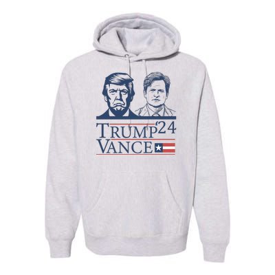 Vote Trump Vance Face 2024 Premium Hoodie