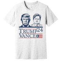 Vote Trump Vance Face 2024 Premium T-Shirt