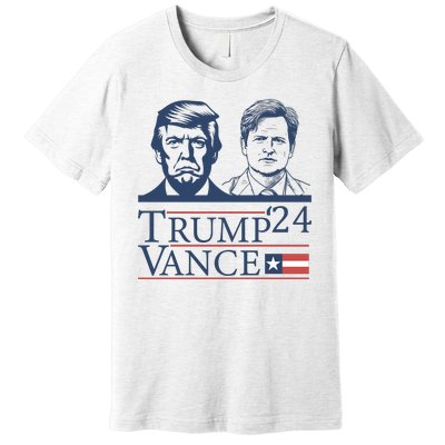 Vote Trump Vance Face 2024 Premium T-Shirt