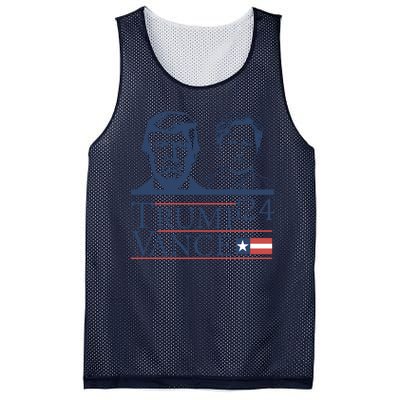 Vote Trump Vance Face 2024 Mesh Reversible Basketball Jersey Tank