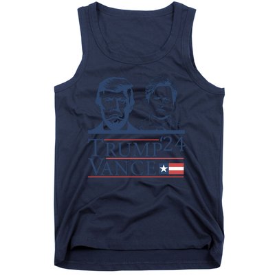 Vote Trump Vance Face 2024 Tank Top