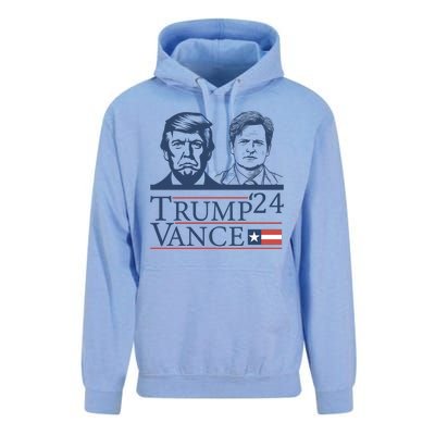 Vote Trump Vance Face 2024 Unisex Surf Hoodie