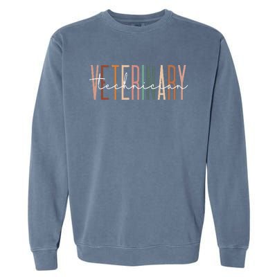 Veterinary Technician Vet Tech Veterinarian Technologist Garment-Dyed Sweatshirt