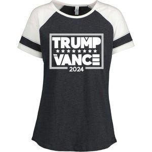 Vote Trump Vance 2024 Gift Enza Ladies Jersey Colorblock Tee