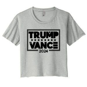 Vote Trump Vance 2024 Gift Women's Crop Top Tee