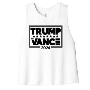 Vote Trump Vance 2024 Gift Women's Racerback Cropped Tank