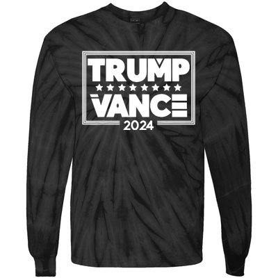 Vote Trump Vance 2024 Tie-Dye Long Sleeve Shirt