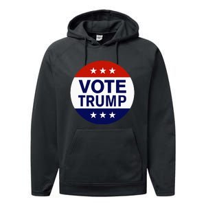 Vote Trump Performance Fleece Hoodie