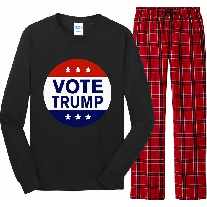 Vote Trump Long Sleeve Pajama Set