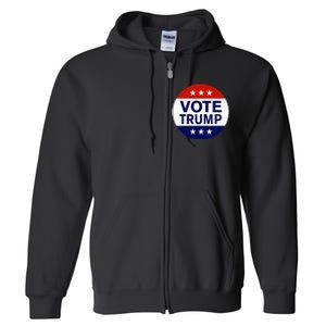 Vote Trump Full Zip Hoodie