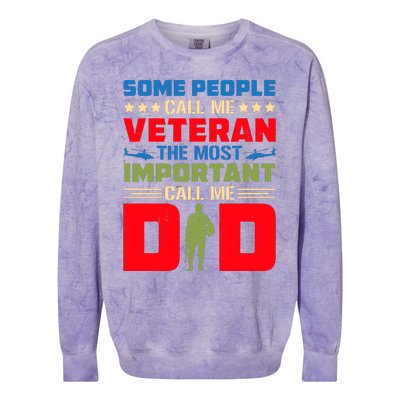 Veteran T Colorblast Crewneck Sweatshirt