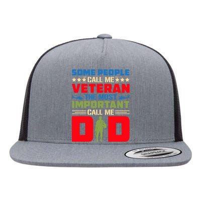 Veteran T Flat Bill Trucker Hat