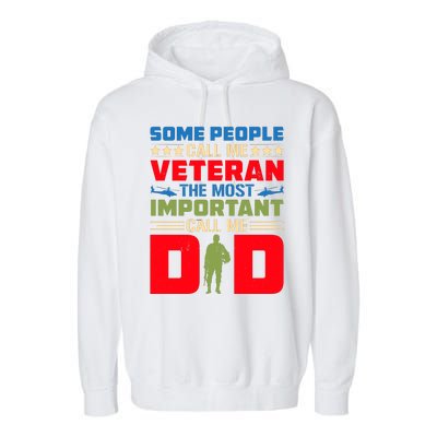 Veteran T Garment-Dyed Fleece Hoodie