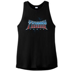 Vote Trump Vance Electric Duo Usa 2024 Ladies PosiCharge Tri-Blend Wicking Tank