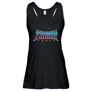 Vote Trump Vance Electric Duo Usa 2024 Ladies Essential Flowy Tank