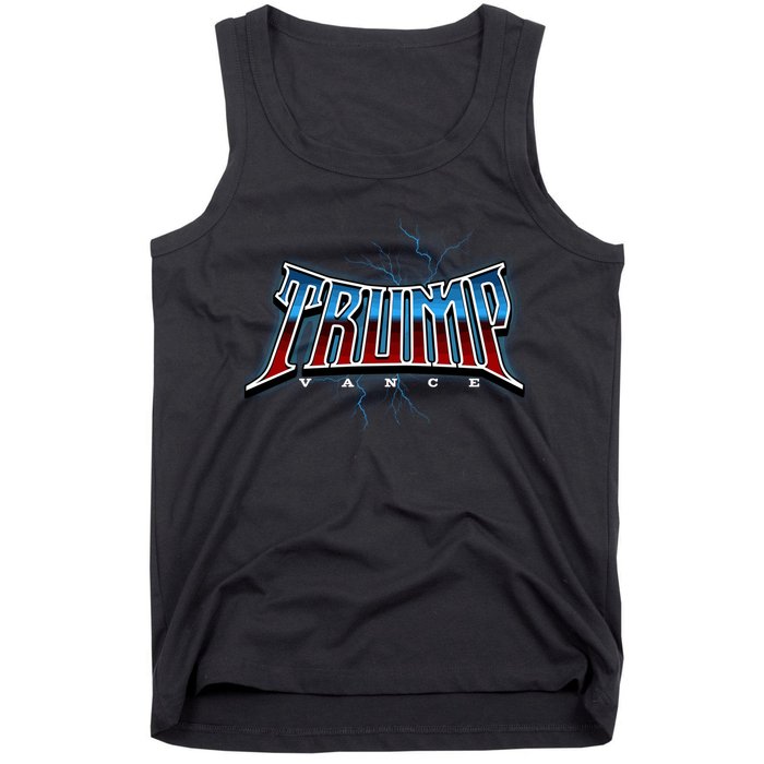 Vote Trump Vance Electric Duo Usa 2024 Tank Top