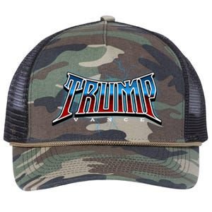 Vote Trump Vance Electric Duo Usa 2024 Retro Rope Trucker Hat Cap