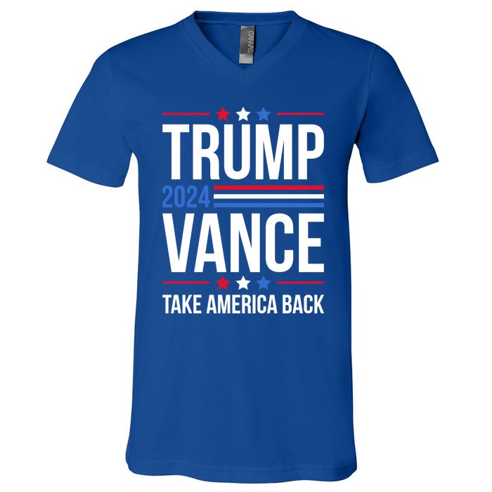 Vintage Trump Vance 2024 For President Trump 2024 Election Gift V-Neck T-Shirt