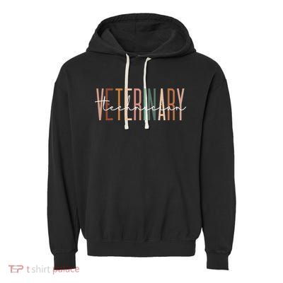 Veterinary Technician Vet Tech Veterinarian Technologist Garment-Dyed Fleece Hoodie