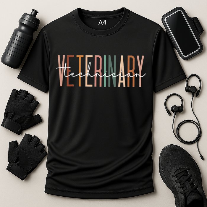 Veterinary Technician Vet Tech Veterinarian Technologist Cooling Performance Crew T-Shirt
