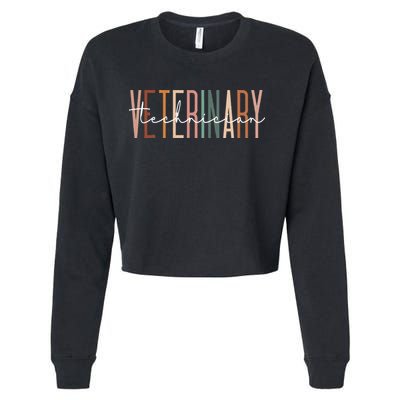 Veterinary Technician Vet Tech Veterinarian Technologist Cropped Pullover Crew