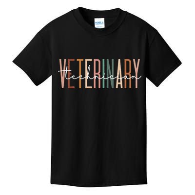 Veterinary Technician Vet Tech Veterinarian Technologist Kids T-Shirt