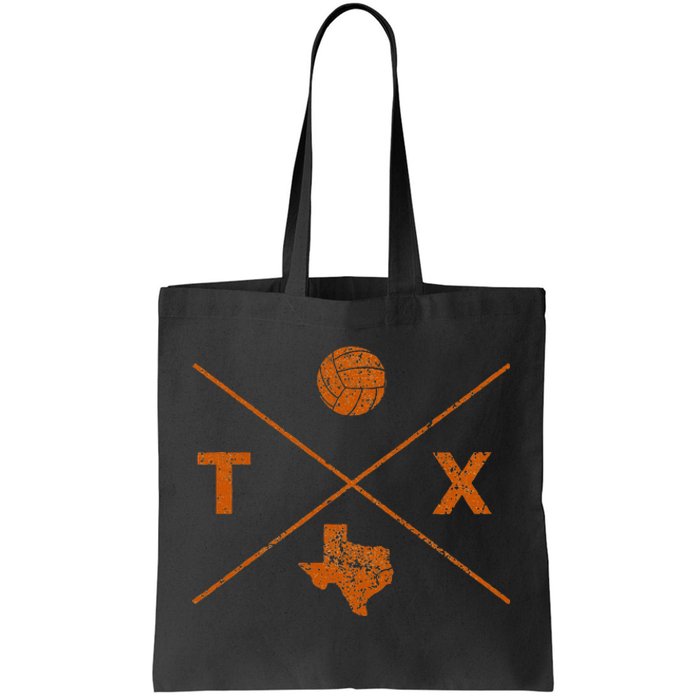 Vintage Texas Volleyball Player Coach Distressed Classic Tote Bag