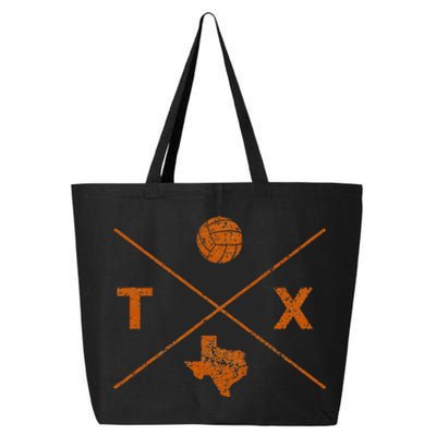 Vintage Texas Volleyball Player Coach Distressed Classic 25L Jumbo Tote