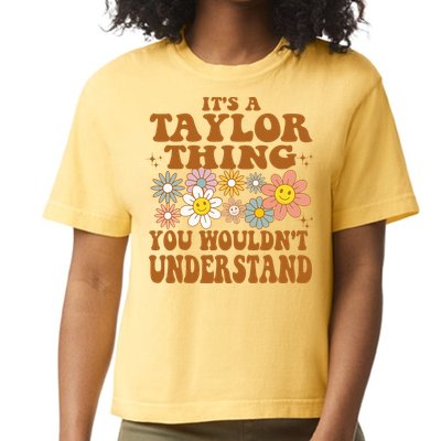 Vintage Taylor Vibes  Nostalgic and Unique Comfort Colors Boxy T-Shirt