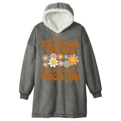 Vintage Taylor Vibes  Nostalgic and Unique Hooded Wearable Blanket