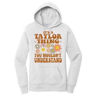 Vintage Taylor Vibes  Nostalgic and Unique Women's Pullover Hoodie