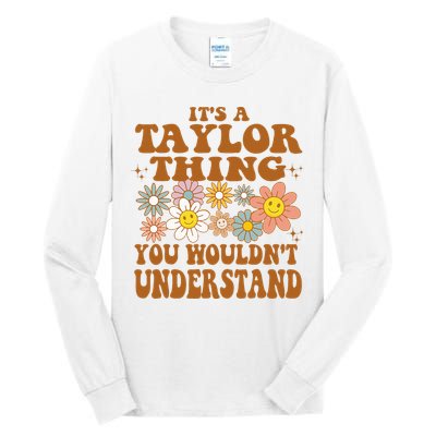 Vintage Taylor Vibes  Nostalgic and Unique Tall Long Sleeve T-Shirt