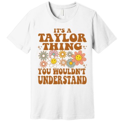 Vintage Taylor Vibes  Nostalgic and Unique Premium T-Shirt