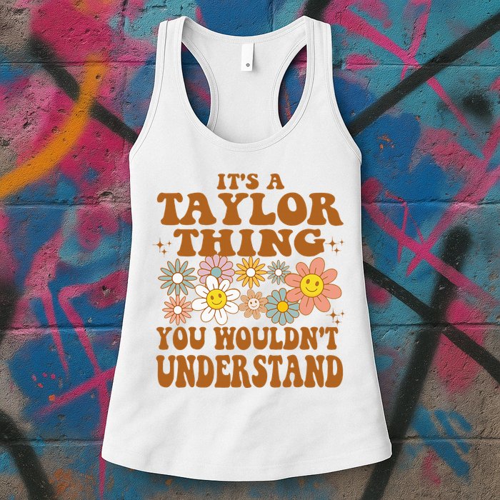 Vintage Taylor Vibes  Nostalgic and Unique Womens Tank Top