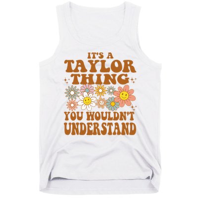 Vintage Taylor Vibes  Nostalgic and Unique Tank Top