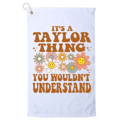 Vintage Taylor Vibes  Nostalgic and Unique Golf Towel